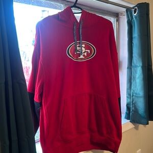 Red NFL Hoodie 49ers, Nike brand new never worn only washed not dried.